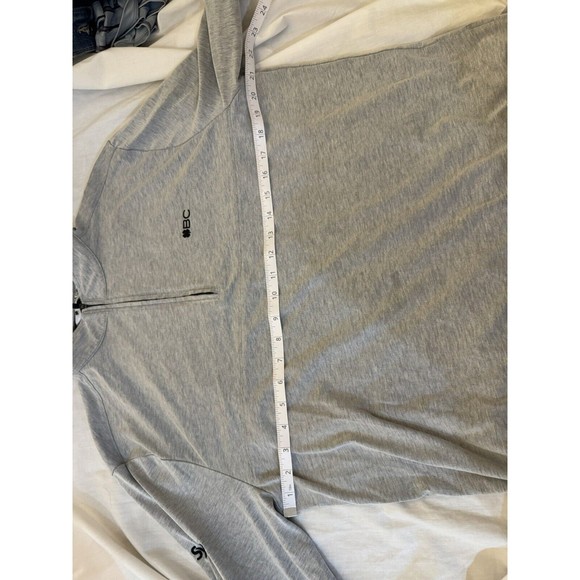 BLACK CLOVER Men’s Medium 1/4 Zip Dri Balance Vivid Luck Performance Shirt Gray - Picture 11 of 12